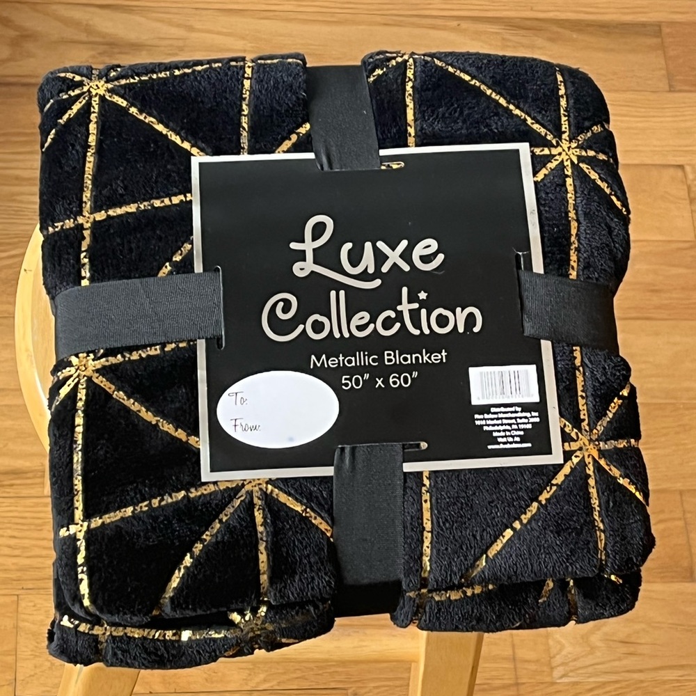Luxe Collection Metallic Blanket